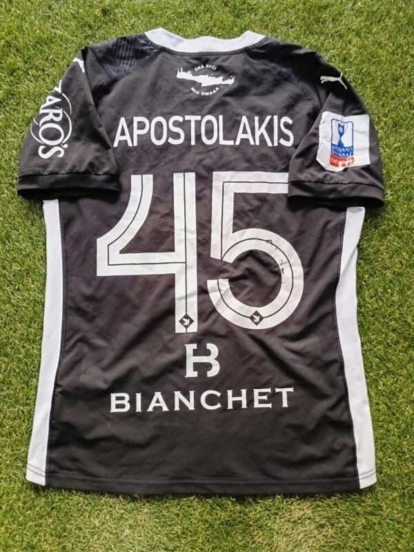 MATCH WORN SHIRT GIANNIS APOSTOLAKIS VOLOS – OFI 1-0 (04/12/24) GREEK CUP - Image 2