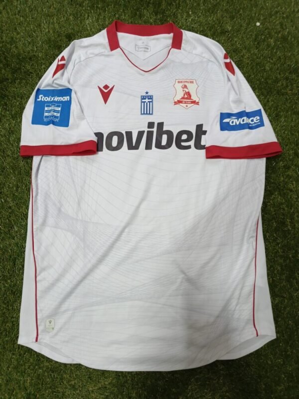 MATCH WORN SHIRT AND SIGNED  PANAGIOTIS DELIGIANNIDIS  PANSERAIKOS F.C SEASON 2024/25 SUPER LEAGUE - Image 5