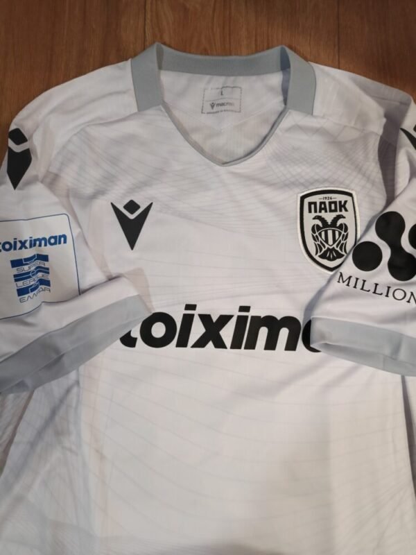 MATCH WORN/ISSUED SHIRT  TARIK TISSOUDALI ASTERAS TRIPOLIS – PAOK 1-2 (24/11/24) SUPER LEAGUE - Image 4