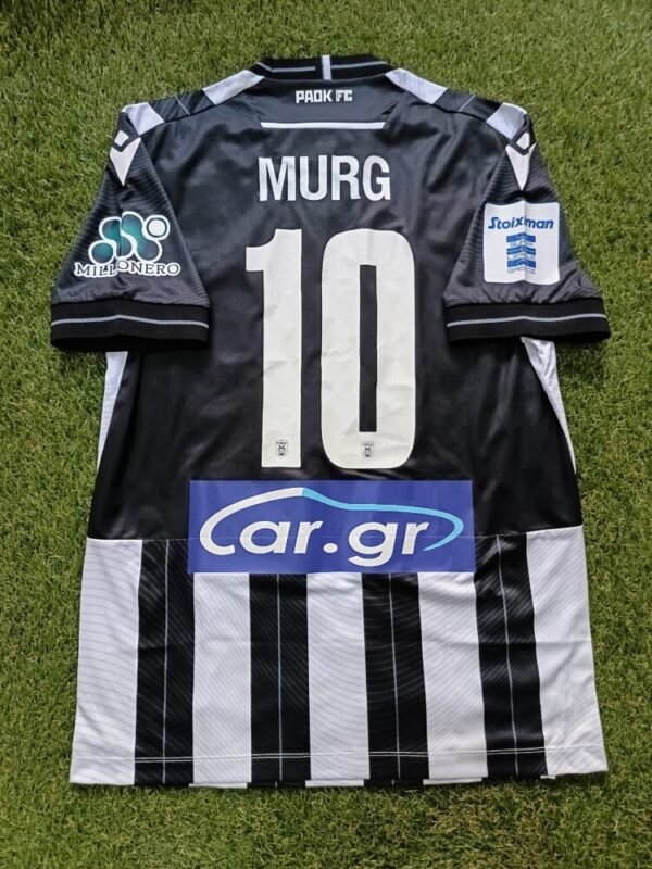 MATCH WORN SHIRT  THOMAS MURG  PAOK F.C SEASON 2024/25 SUPER LEAGUE - Image 2