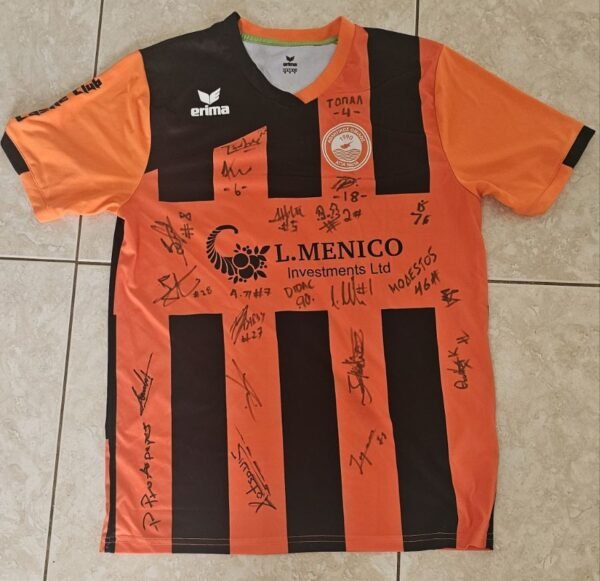 Erk Eseller  – Agia Napa – Match Issued and Signed by all the team – Cyprus Second Division Championship – Season 2024/2025 - Image 4