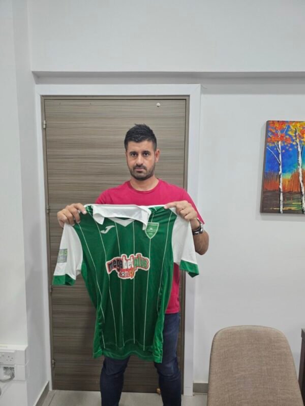 Giorgos Giannakou – Anagennisi Deryneia – Macth Worn and Signed – Cyprus Second Division – Season 2018/2019 - Image 2