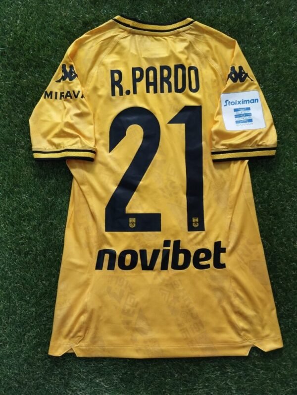 MATCH WORN SHIRT RUBEN PARDO ARIS F.C SEASON 2024/25 SUPER LEAGUE - Image 2