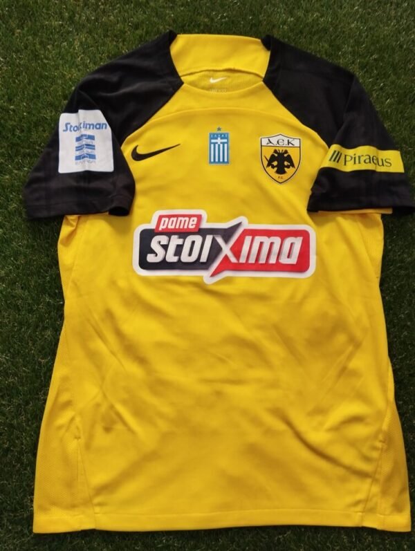 MATCH WORN SHIRT  NICLAS ELIASSON ATROMITOS – AEK 0-1 (03/11/24) SUPER LEAGUE - Image 3