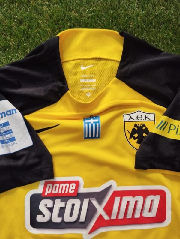 MATCH WORN SHIRT  NICLAS ELIASSON ATROMITOS – AEK 0-1 (03/11/24) SUPER LEAGUE - Image 5