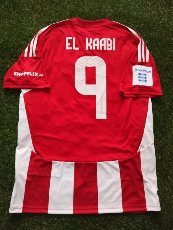 MATCH WORN / ISSUED SHIRT OF THE GOAL SCORER  AYOUB EL KAABI PAOK – OLYMPIAKOS 2-3 (10/11/24) SUPER LEAGUE - Image 2