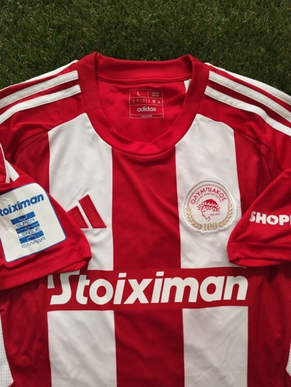 MATCH WORN / ISSUED SHIRT OF THE GOAL SCORER  AYOUB EL KAABI PAOK – OLYMPIAKOS 2-3 (10/11/24) SUPER LEAGUE - Image 5