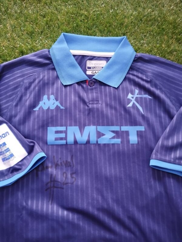 MATCH WORN SHIRT AND SIGNED GIANNIS LOYKINAS ATHENS KALLITHEA F.C SEASON 2024/25 SUPER LEAGUE - Image 5