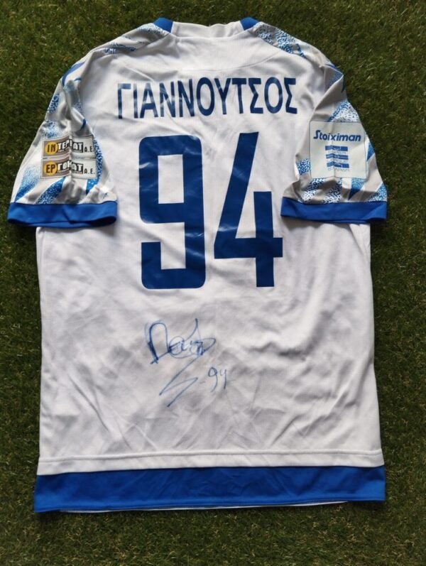 MATCH WORN SHIRT AND SIGNED GIORGOS GIANNOUTSOS  LAMIA F.C SEASON 2023/24 SUPER LEAGUE - Image 3