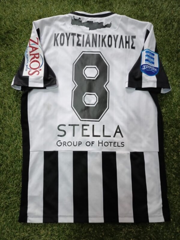 MATCH WORN SHIRT VASILIS KOUTSIANIKOULIS OFI F.C SEASON 2018/19 SUPER LEAGUE - Image 2