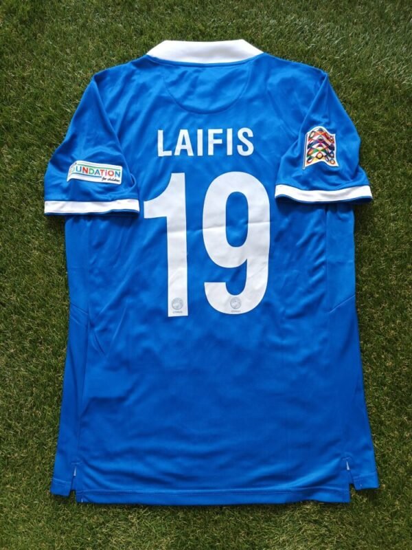 MATCH WORN SHIRT KONSTANTINOS LAIFIS CYPRUS – RUMANIA (12/10/24) NATIONS LEAGUE - Image 2