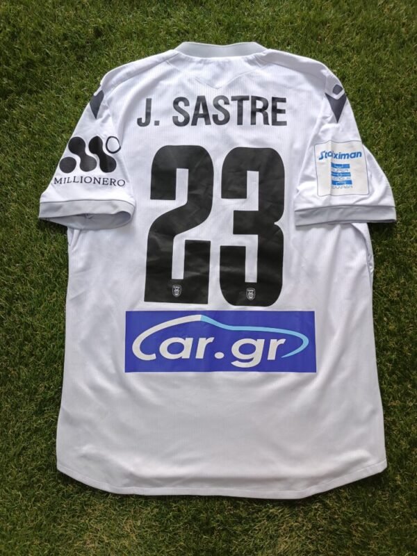 MATCH WORN/ISSUED SHIRT  JOAN SASTRE  ARIS – PAOK 0-0 (19/01/25) SUPER LEAGUE - Image 2