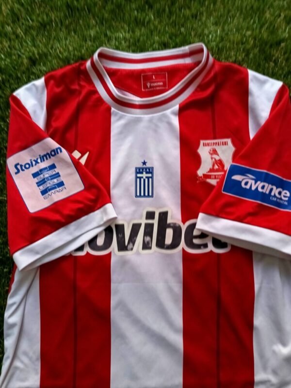 ΜATCH WORN SHIRT AGGELOS LIASOS PANSERAIKOS F.C SEASON 2024/25 SUPER LEAGUE - Image 5