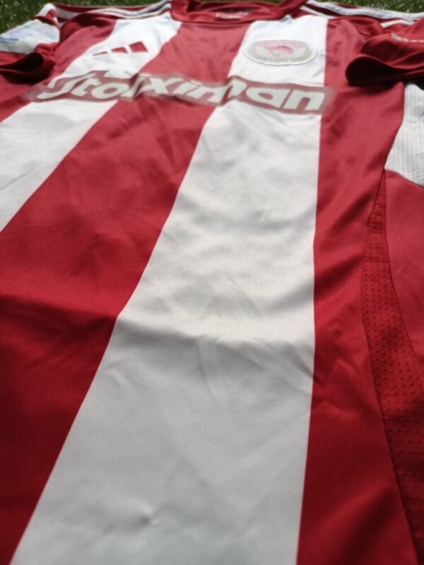 MATCH WORN/ISSUED SHIRT OF THE GOAL SCORER  BABIS KOSTOULAS  OLYMPIAKOS – PAOK 2-1 (23/02/25) SUPER LEAGUE - Image 4