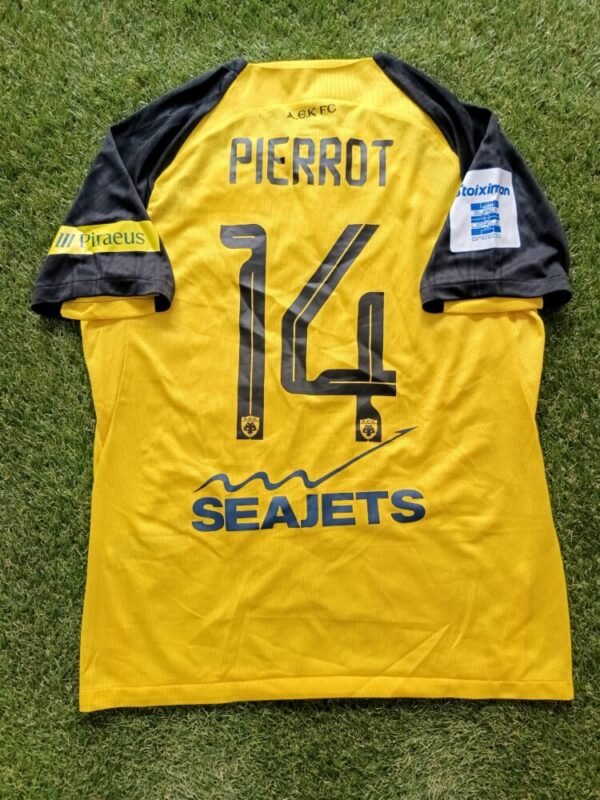 MATCH ISSUED SHIRT  FRANTZNDY PIERROT ATHENS KALLITHEA – AEK 0-0 (22/09/24) SUPER LEAGUE - Image 2