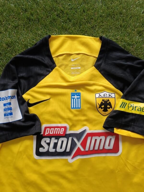 MATCH ISSUED SHIRT  FRANTZNDY PIERROT ATHENS KALLITHEA – AEK 0-0 (22/09/24) SUPER LEAGUE - Image 5