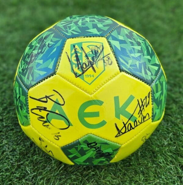 AEK Larnaca – Official Ball Signed by all the Team – Season 2024/2025 - Image 3