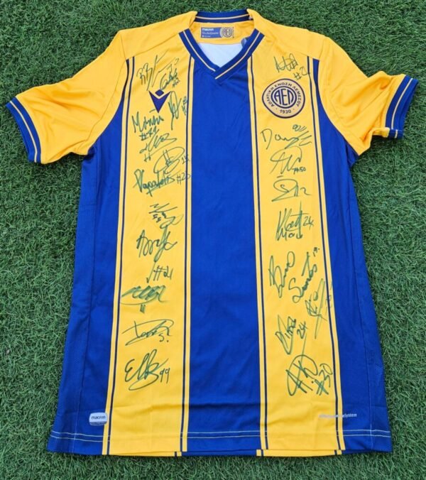 AEL Limassol – Official Shirt Signed by all the Team – Season 2021/2022 - Image 2