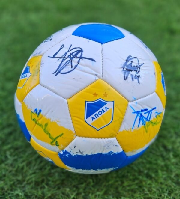 APOEL Nicosia – Official Ball Signed by all the Team – Season 2024/2025 - Image 2