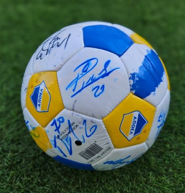 APOEL Nicosia – Official Ball Signed by all the Team – Season 2024/2025 - Image 4