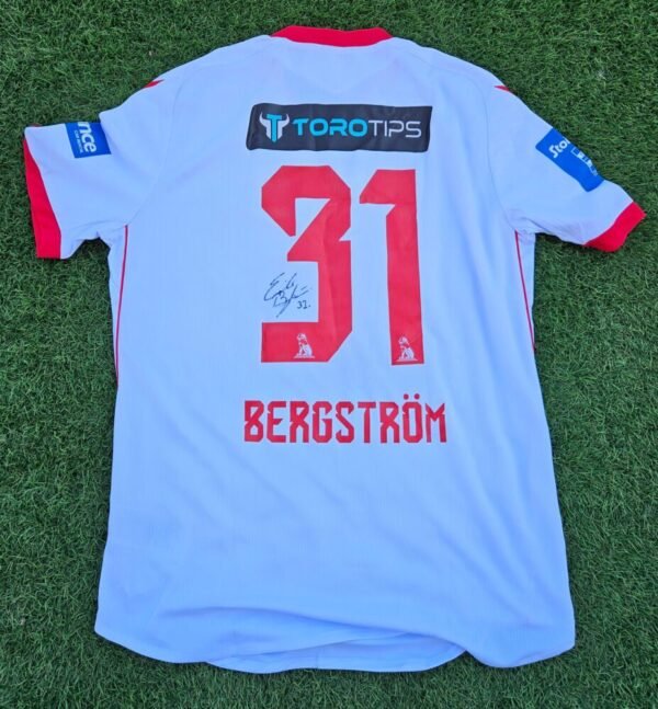 Emil Bergström – Panserraikos – Match Worn and Signed by all the Team – Season 2024/2025 - Image 3