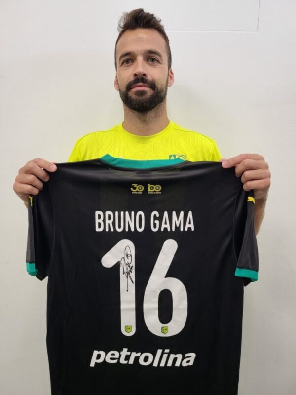 Bruno Gama	– AEK Larnaca – Match Worn during the match Paksi FC vs ΑΕΚ Λάρνακας (3-0, 25-7-2024) – EUROPA CONFERENCE LEAGUE Qualifiers - Image 2