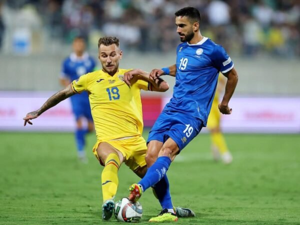 MATCH WORN SHIRT KONSTANTINOS LAIFIS CYPRUS – RUMANIA (12/10/24) NATIONS LEAGUE