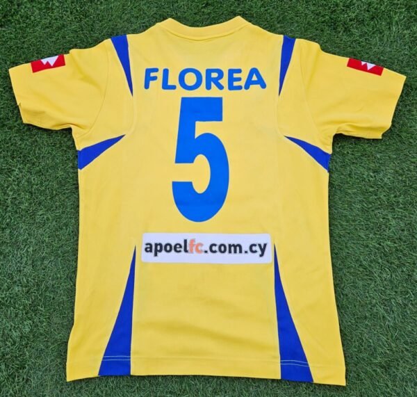 Daniel Florea – APOEL Nicosia – MATCH WORN – CYPRUS FIRST CHAMPIONSHIP – SEASON 2007/2008 - Image 2