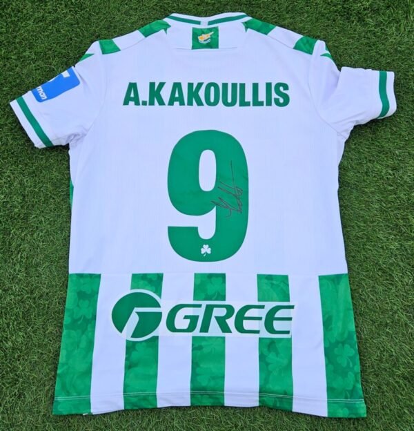 Andronikos Kakoullis – Omonoia Nicosia – MATCH WORN SHIRT (UNWASHED) DURING THE GAME AEK LARNACA VS OMONOIA NICOSIA (3/1/2025, 0-3) – STOIXIMAN CYPRUS LEAGUE – SCORER OF 2 GOALS - Image 4