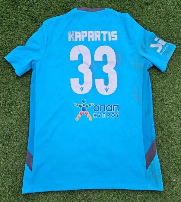 Valantis Kapartis – Digenis Morphou – MATCH WORN (UNWASHED) – CYPRUS SECOND DIVISION CHAMPIONSHIP – DIGENIS VS ACHYRONAS (17/01/2025, 0-3)- GOAL SCORER - Image 3