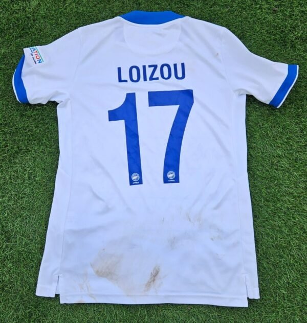 Loizos Loizou – Cyprus National Team – Match Worn (Unwashed) during the match Romania vs Cyprus (4-1, 18-11-2024) – UEFA NATIONS LEAGUE - Image 2