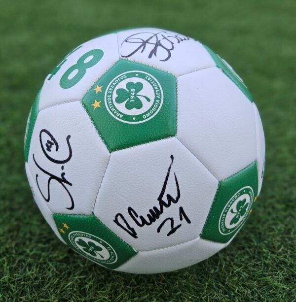 Omonoia Nicosia – Official Ball Signed by all the Team – Season 2024/2025 - Image 4