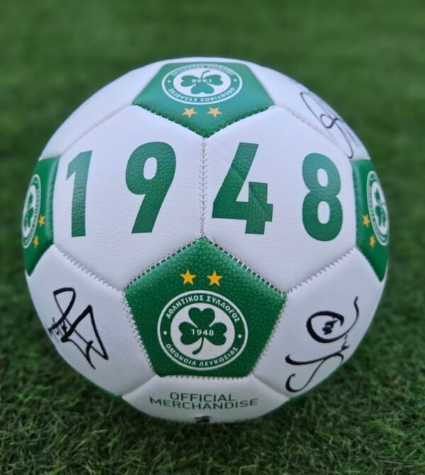 Omonoia Nicosia – Official Ball Signed by all the Team – Season 2024/2025 - Image 3