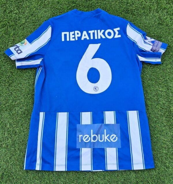 Marios Peratikos – Ethnikos Achna FC – MATCH WORN – SEASON 2023/2024 – CYPRUS FIRST DIVISION CHAMPIONSHIP - Image 3