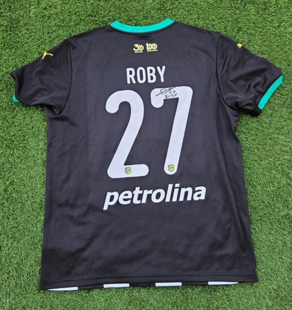 Valentin Roberge – AEK Larnaca – MATCH WORN DURING EUROPEAN MATCH – Paksi FC vs ΑΕΚ LARNACA (3-0, 25-7-2024) – 2nd QUALIFYING ROUND OF EUROPA CONFERENCE LEAGUE - Image 4