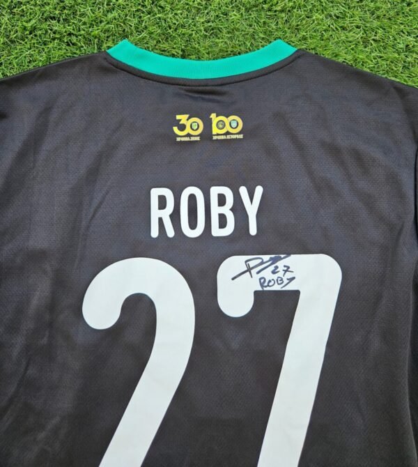 Valentin Roberge – AEK Larnaca – MATCH WORN DURING EUROPEAN MATCH – Paksi FC vs ΑΕΚ LARNACA (3-0, 25-7-2024) – 2nd QUALIFYING ROUND OF EUROPA CONFERENCE LEAGUE - Image 5