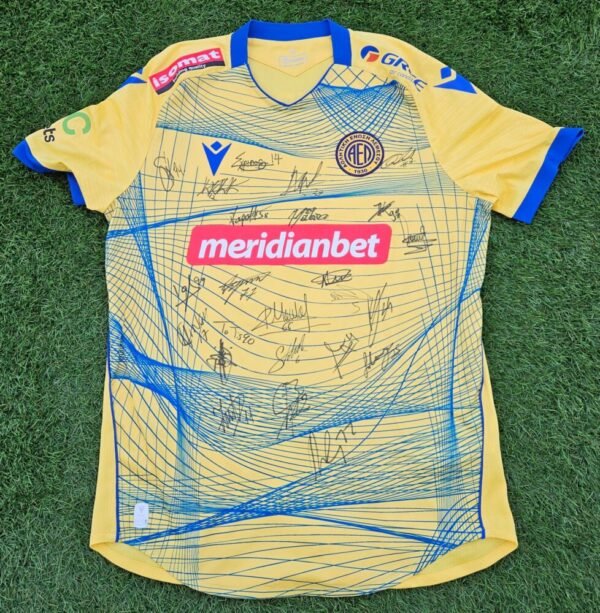 Ivan Trickovski  – AEL Limassol – MATCH WORN AND SIGNED BY ALL THE TEAM – SEASON 2024/2025 - Image 4