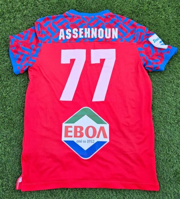 Jasin Assehnoun – VOLOS FC – MATCH WORN AND SIGNED BY ALL THE TEAM – SEASON 2024/2025 - Image 2